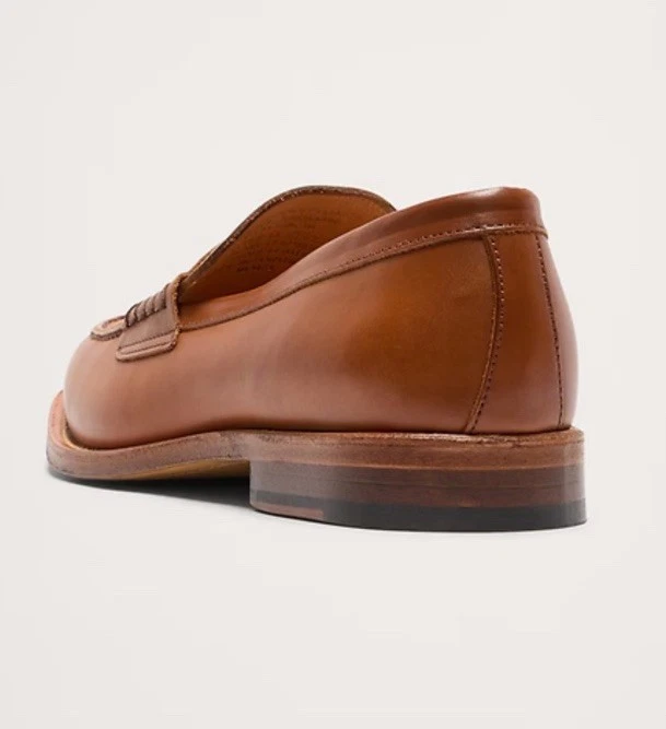 NUEVO CON ETIQUETAS Banana Republic NAVARRE PENNY MOCASINES de cuero coñac para mujer talla 7 Foto 2 de 4