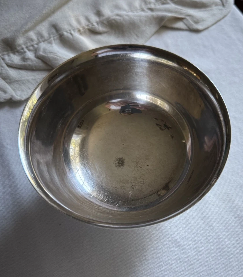 "Cuenco de plata Gorham vintage de 5"" YC778" Foto 2 de 4