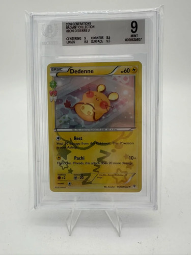 Dedenne graded BGS 9 for sale on eBay