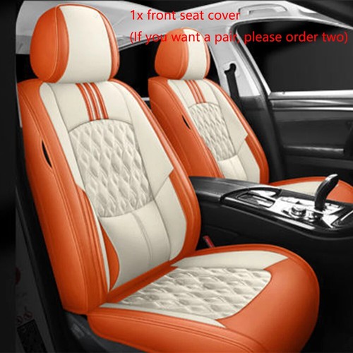 Car Seat Cover PU Leather Seat Universal Breathable Seats Cover Protector Pad - Picture 31 of 31
