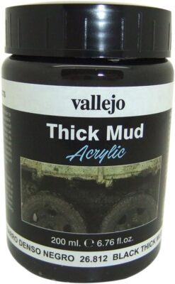Vallejo Weathering Effects 200ml - Black Thick Mud