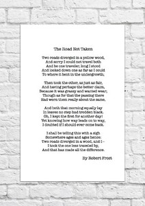 road not taken poem road not taken poem