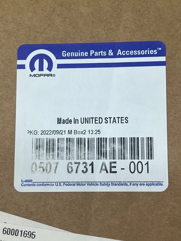 Переднее крыло со стороны водителя для Dodge Journey 2009-2020 годов выпуска 5076731AE MOPAR от оригинального производителя - Изображение 2 из 4