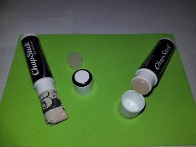 Chapstick Stash Can Diversion Safe Secret Compartment Hiding Spot Hide Valuables