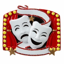 New Theater Personalized Christmas Tree Ornament