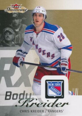 2013-14 Fleer Showcase #63 CHRIS KREIDER - New York Rangers
