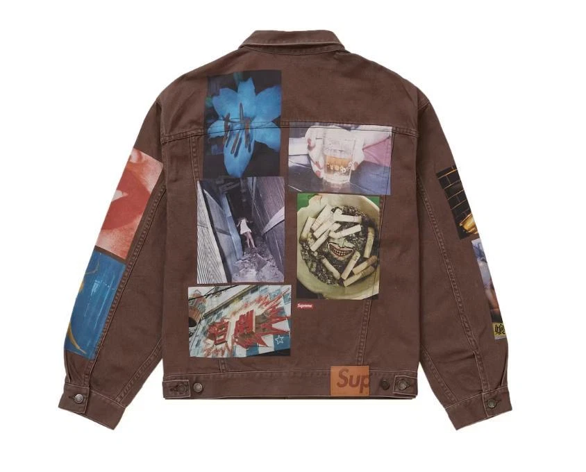 Veste de camionneur en denim Supreme Daid Moriyama « marron » taille Petite