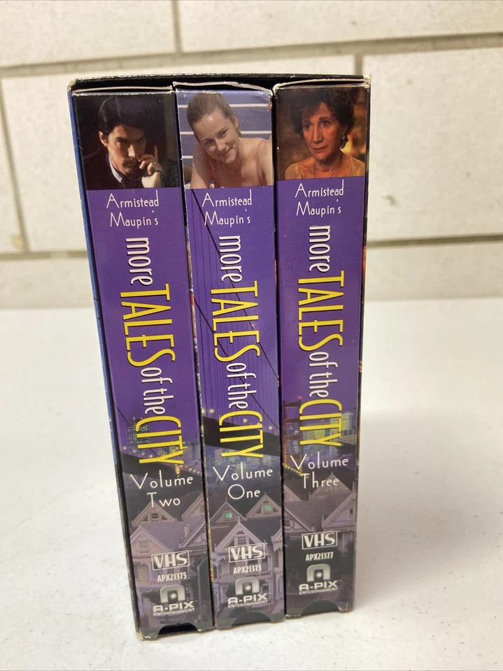 Armistead Maupin's More Tales of the City VHS 3 Vol Box Set 1999 90s Showtime TV - Image 3 of 4