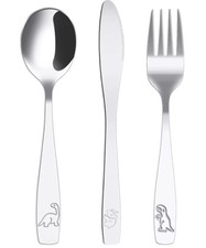 Dinosaur cutlery set for children - knife fork spoon