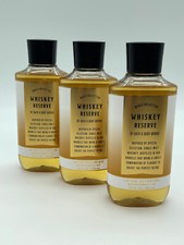 BATH  BODY WORKS WHISKEY RESERVE 3-IN-1 HAIR FACE  BODY WASH Set - 3