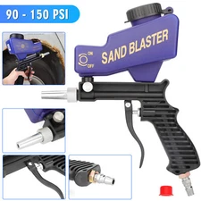 Hand Held Portable Media Spot Sand Blaster Gun Air Gravity Feed Rust Remover
