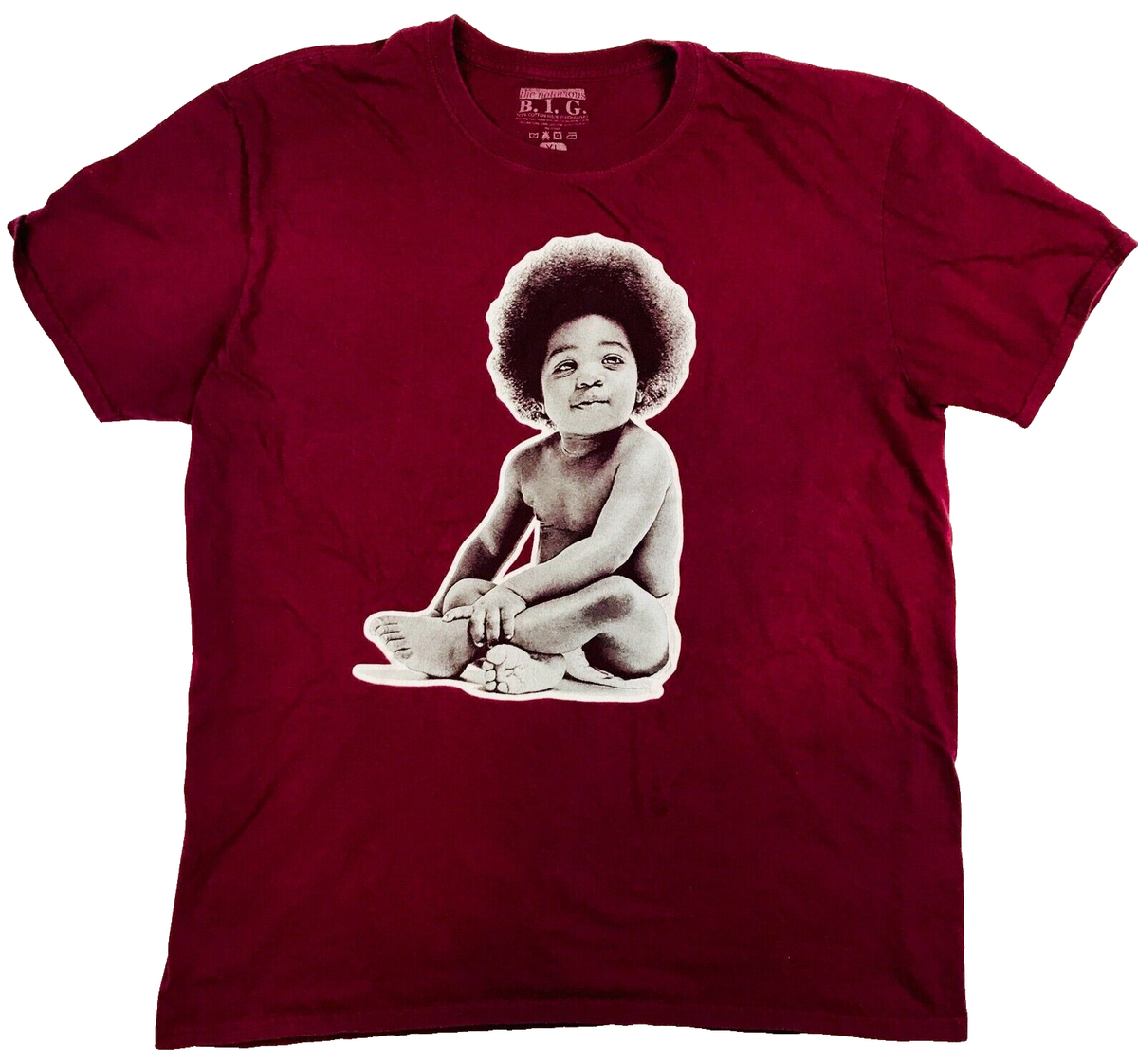 Official Notorious BIG Shirt Men's Large Biggie Smalls Tee Baby