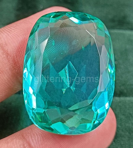 Natural Blue Tourmaline 78.70 Ct Cushion Cut Certified IGL Loose Gemstone 5MSR - Picture 7 of 8