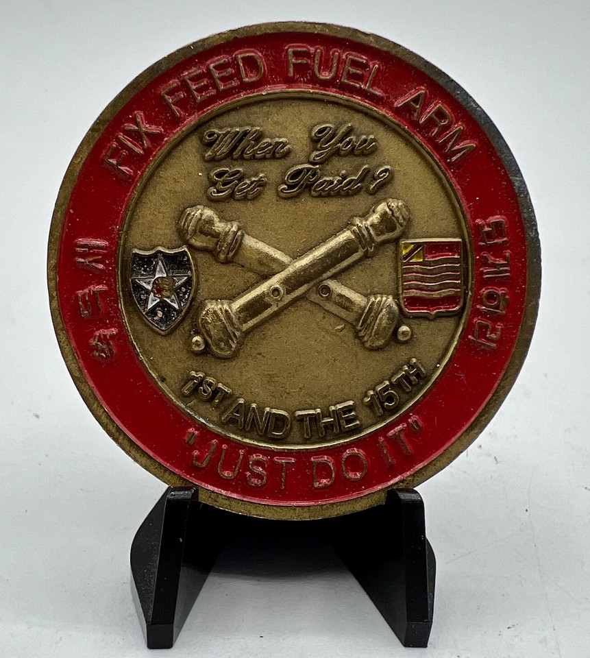 US Army SVC 1st Battalion 15th Field Artillery FA 2ID South Korea ...