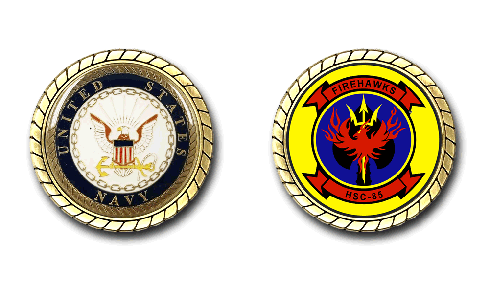 HSC-85 Firehawks US Navy Challenge Coin Officially Licensed US Navy-image