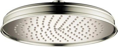 Hansgrohe 28374831-D Axor Montreux 240 Shower Head in POLISHED NICKEL, New!