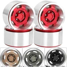 1.9" Beadlock Wheels Aluminum Wheel Hub For 1/10 Traxxas Trx4 Trx6 Axial Scx10