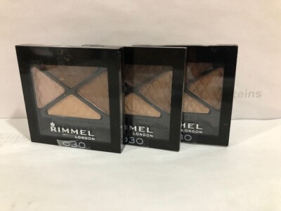 4 Pack - Rimmel Glam 'Eyes Quad Eye Shadow, Royal Tea 030, 0.148 oz