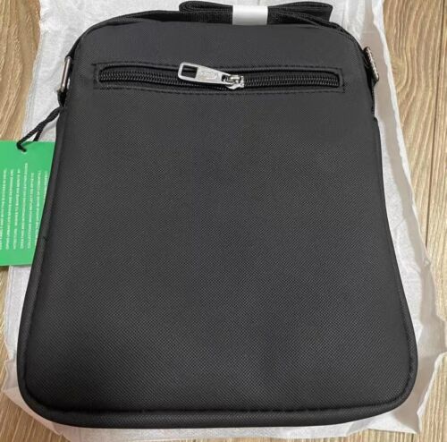 Men's Lacoste Black Cross Bag: Trendy New Stand-Up Design, Perfect Gift Choice - Picture 4 of 10