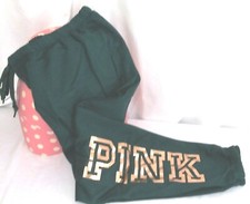Victorias Secret Pink GRAPHIC Classic Sweatpants Sweat Pant NWT S