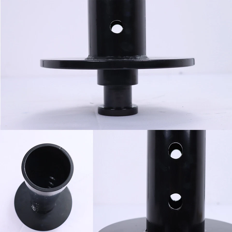 Remolque redondo de cuello de ganso de 4" con adaptador de camión de quinta rueda clasificado para 30.000 lb nuevo Foto 2 de 4