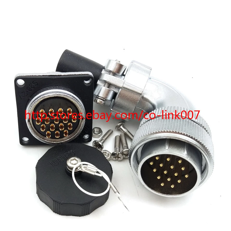 WS28 16Pin Waterproof Power Connector,10A 500V High voltage Electronic Connector - Image 3 of 4