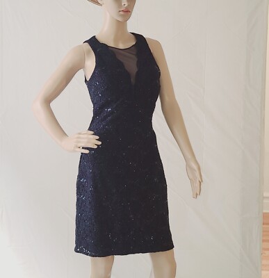 Nightway Women's Short Sequined Lace Cocktail Sheath Dress. | eBay Nightway Women's Short Sequined Lace Cocktail Sheath Dress. | eBay