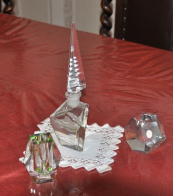 Ilm Kristall Flakon, Kerzenständer und Vase