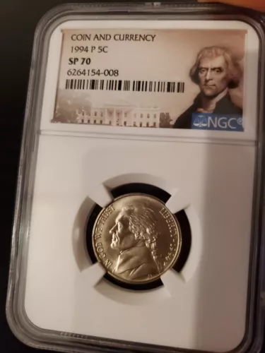 1994-P SP70 Jefferson Nickel Specimen! Rare NGC Matte Finish