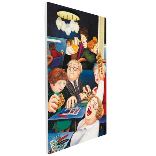 Bingo Ceramic Tile Wall Art Picture UV Printed By Beryl Cook Artwork H 30x20cm - Picture 3 of 5