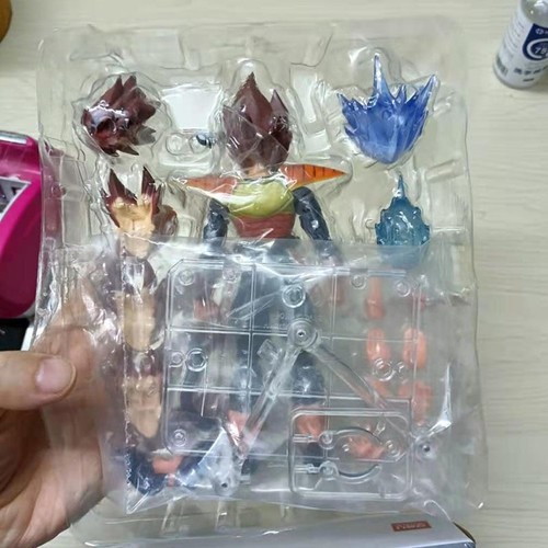 Neu Dragon Ball Z Vegeta Battle Dress 6 Zoll Actionfigur Statue Spielzeugkiste Set - Bild 12 von 12