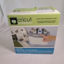 Cricut JukeBox holds up to  6 Cricut Cartridges! Portable New Open Box
