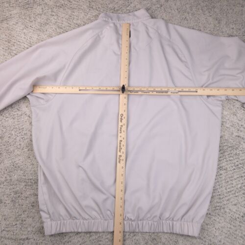 FootJoy Windshirt Mens XL Long Sleeve Red Bank Catholic Logo Wind Shirt 1/2 Zip - Picture 9 of 11