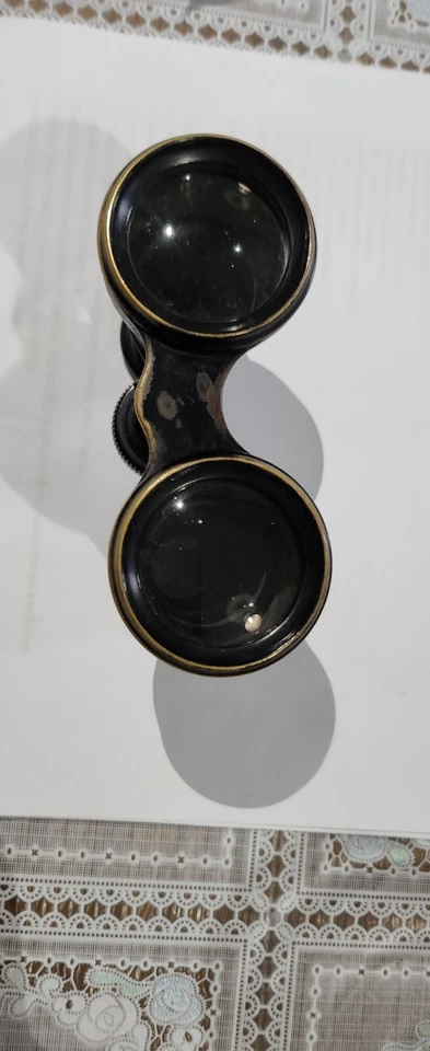 Vintage Lemaire Fabt Paris Antique Brass Birdwatching Sport Binoculars - Image 3 of 4