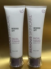 2 Serious Skincare Reverse Lift Facial Toning Conductive Gel 4Fl. Oz New + Seale