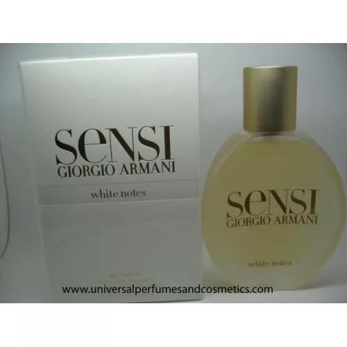 SENSI WHITE NOTES BY GIORGIO ARMANI 2.5 OZ 75 ML EAU FRAICHE NATURAL SPRAY - Bild 1 von 12