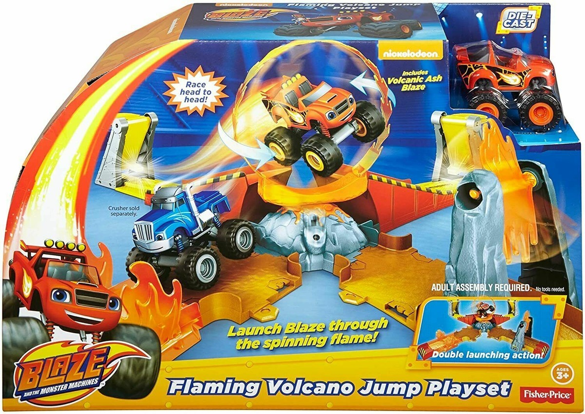 Fisher-Price Blaze and the Monster Machines Flaming Volcano Jump