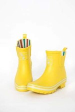 Evercreatures Ladies Ankle Wellies Yellow Womens Wellington Boots Welly Boot