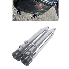 SHARKROAD Slip on Mufflers for Harley All Trike Models, Louder Deep Rumble