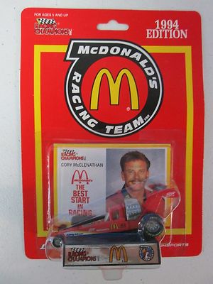 Racing Champions McDonalds Racing Team 1994 Edition Cory McClenathan 1:64