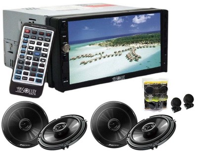 Absolute DD-3000 DVD Player W/ 2 Pair Pioneer TS-G1620F 6.5 Spk & TW600