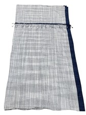 Anthropologie Savon Blue White Shower Curtain...