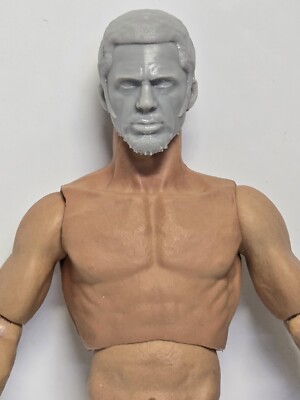 3d Printed KIRK LAZARUS HEAD  1:6 12'' SCALE  Hot Toys Diamond 