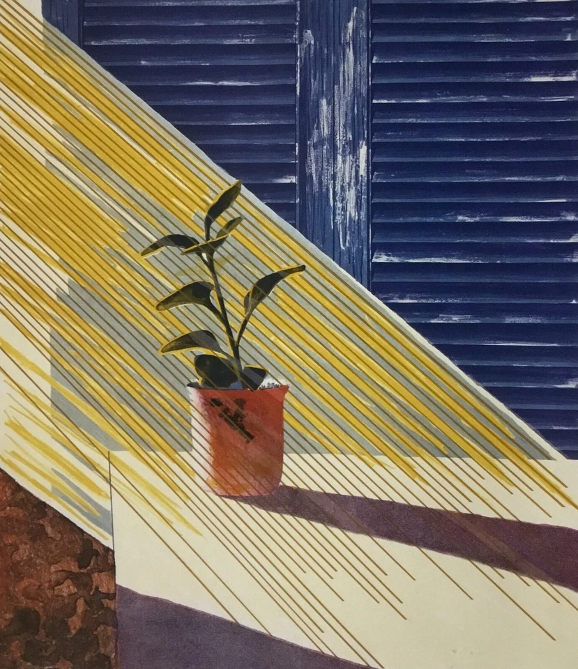 David Hockney Sun from the Weather Series Custom Framed Print - Image 2 of 2