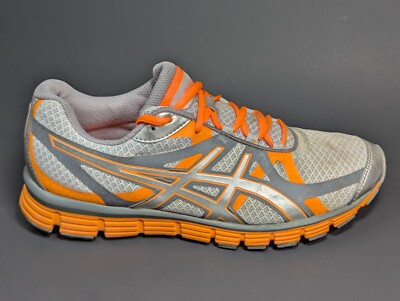 Asics Gel Extreme 33 T2H4N Running Shoes Sneakers Gray Orange Men's Size 7