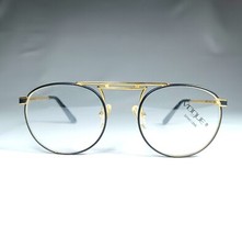 Eyeglasses, Panto, round, oval, Vogue, Gold plated, frames, super vintage, rare