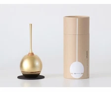 SOTTO Buddhist Bell Cherin Orin Gold Brass Cherrywood Takaoka Made in Japan