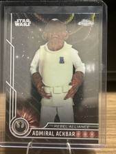 2023 Topps Star Wars Chrome Black Wave Admiral Ackbar Rebel Alliance