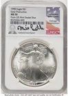 Photo of a 1990 American Silver Eagle from an eBay listing that sold on Jul 17, 2026