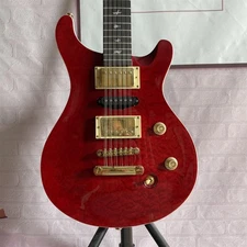Quilted Maple Top PRS Red Electric Guitar 12String Mahogany Body&Neck Fast Ship